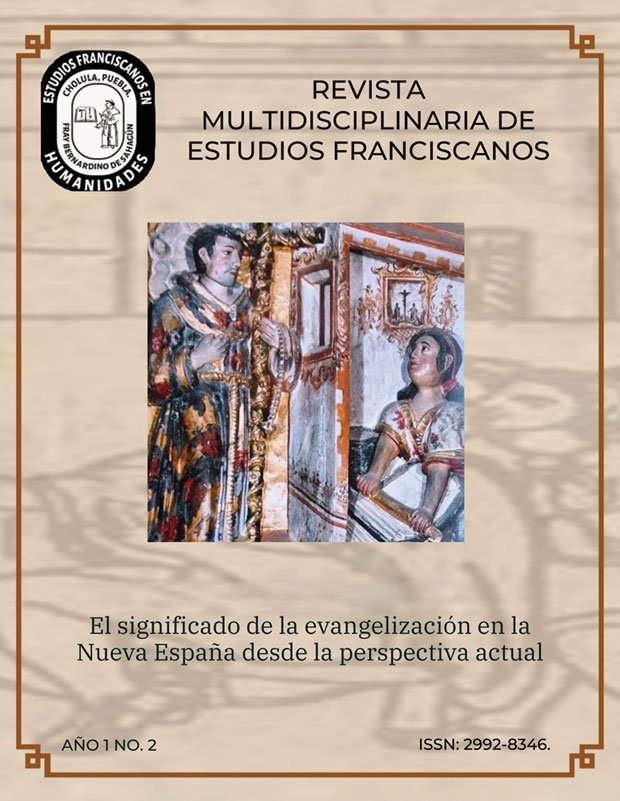 portada de la primer revista multidisciplinaria de estudios franciscanos fray pedro de gante