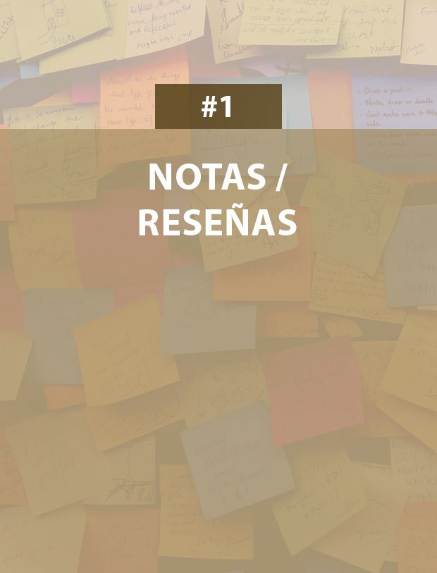 portada no oficial de notas y reseñas