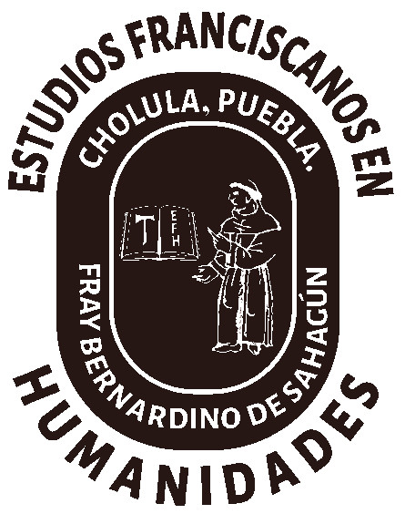 logotipo estudios franciscanos humanidades fray bernardino de sahagún cholula puebla